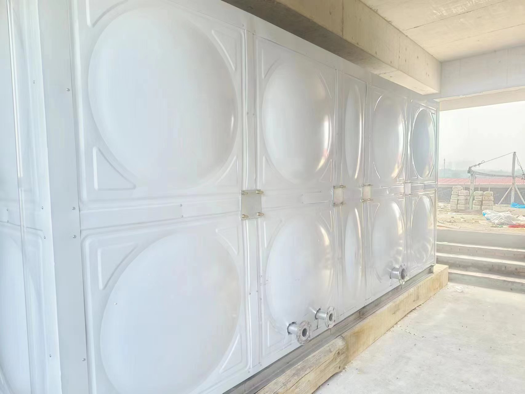 玻璃钢聚氨酯彩钢板保温消防水箱